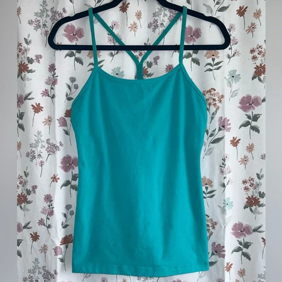 Teal Lululemon Racerback Tank - Picture 1 of 7